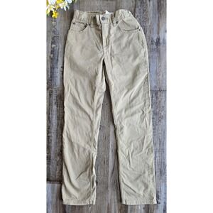 Levis 511 Boys‎ Pants Adjustable Waist Khaki Twill Slim Fit Size 14 Reg